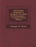 Cover: Short-Hand Simplified - Nabu Press