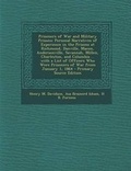 Cover: Prisoners of War and Military Prisons - Nabu Press