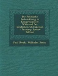 Cover: Die Politische Entwicklung in Kongresspolen - Nabu Press