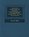 Cover: Geschichte Meklenburgs - Nabu Press