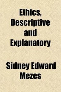 Enlarge image Cover: Ethics; Descriptive and Explanatory - General Books