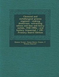 Enlarge image Cover: Chemical and Metallurgical Process Engineer - Nabu Press
