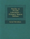 Cover: Parody in Jewish Literature - Nabu Press