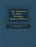 Cover: The Elements of Ethics - Nabu Press
