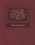 Cover: Letter from John Howland, Esq. - Nabu Press