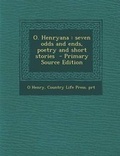 Cover: O. Henryana - Nabu Press
