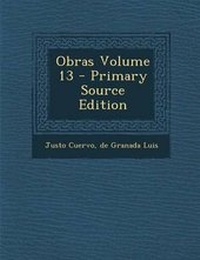 Enlarge image Cover: Obras Volume 13 - Nabu Press