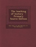 Cover: Teaching of History - Nabu Press