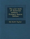 Cover: Year Book of American Authors - Nabu Press