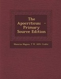 Cover: Apocriticus; - Nabu Press