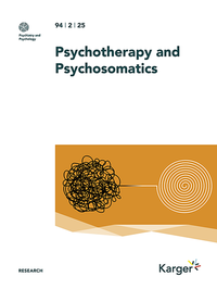 Abbildung von: Psychotherapy and Psychosomatics - S. Karger