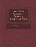 Cover: Ara Pacis Avgvstae - Nabu Press
