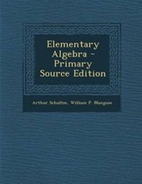 Abbildung von: Elementary Algebra - Nabu Press