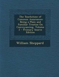 Enlarge image Cover: The Touchstone of Common Assurances - Nabu Press