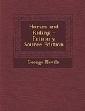 Cover: Horses and Riding - Nabu Press