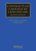Cover: Contracts of Carriage by Land and Air - Informa Law