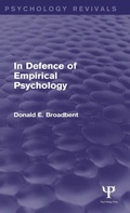 Bild: In Defence of Empirical Psychology (Psychology Revivals) - Psychology Press Ltd