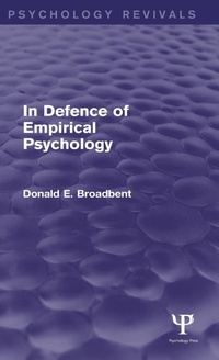 Abbildung von: In Defence of Empirical Psychology (Psychology Revivals) - Psychology Press Ltd