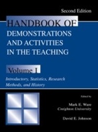 Enlarge image Cover: Handbook of Demonstrations and Activities in the Teaching of Psychology - Psychology Press Ltd