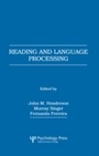 Cover: Reading and Language Processing - Psychology Press Ltd