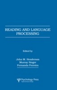 Abbildung von: Reading and Language Processing - Psychology Press Ltd