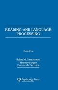 Cover: Reading and Language Processing - Psychology Press Ltd