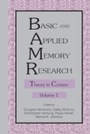 Cover: Basic and Applied Memory Research - Psychology Press Ltd