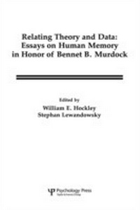 Enlarge image Cover: Relating Theory and Data - Psychology Press Ltd