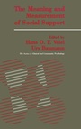Cover: The Meaning And Measurement Of Support - Taylor & Francis