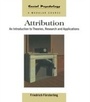 Cover: Attribution - Psychology Press Ltd