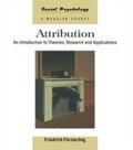 Cover: Attribution - Psychology Press Ltd