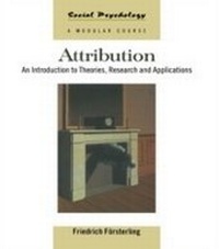 Enlarge image Cover: Attribution - Psychology Press Ltd