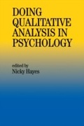 Cover: Doing Qualitative Analysis In Psychology - Psychology Press Ltd