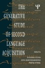 Cover: The Generative Study of Second Language Acquisition - Psychology Press Ltd