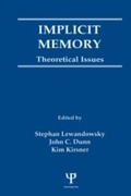 Cover: Implicit Memory - Psychology Press Ltd