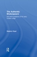 Cover: The Authentic Shakespeare - Routledge
