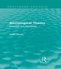 Cover: Sociological Theory (Routledge Revivals) - Routledge