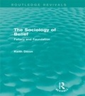 Cover: The Sociology of Belief (Routledge Revivals) - Routledge