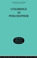 Cover: Coleridge as Philosopher - Routledge