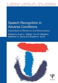 Abbildung von: Speech Recognition in Adverse Conditions - Psychology Press Ltd