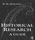 Cover: Historical Research - Routledge