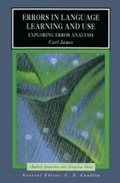 Cover: Errors in Language Learning and Use - Routledge