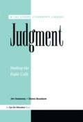 Cover: Judgement - Routledge