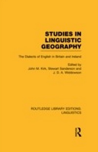 Abbildung von: Studies in Linguistic Geography (RLE Linguistics D: English Linguistics) - Routledge