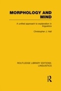 Cover: Morphology and Mind (RLE Linguistics C: Applied Linguistics) - Routledge