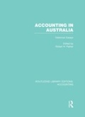 Cover: Accounting in Australia (RLE Accounting) - Routledge