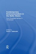 Cover: Contemporary Environmentalism in the Baltic States - Routledge