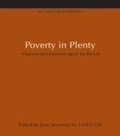 Cover: Poverty in Plenty - Routledge