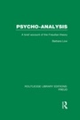 Cover: Psycho-Analysis (RLE: Freud) - Routledge