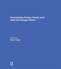Cover: Purchasing Power Parity and Real Exchange Rates - Routledge